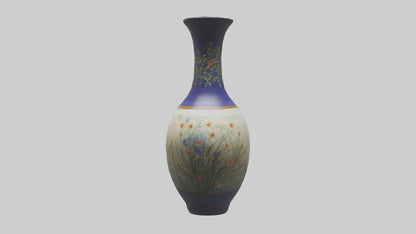 3D model Handpainted vase model VR / AR / low-poly