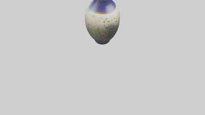 3D model Handpainted vase model VR / AR / low-poly