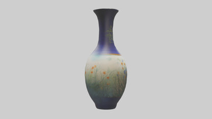 3D model Handpainted vase model VR / AR / low-poly