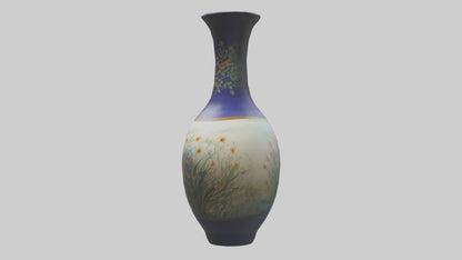 3D model Handpainted vase model VR / AR / low-poly