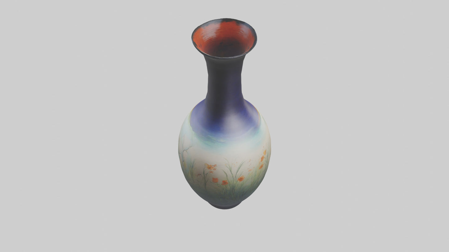 3D model Handpainted vase model VR / AR / low-poly