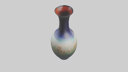 3D model Handpainted vase model VR / AR / low-poly