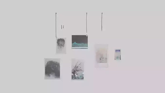 3D model Hanging Art Prints VR / AR / low-poly