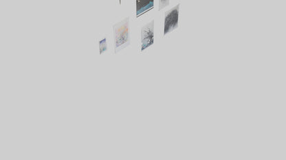 3D model Hanging Art Prints VR / AR / low-poly
