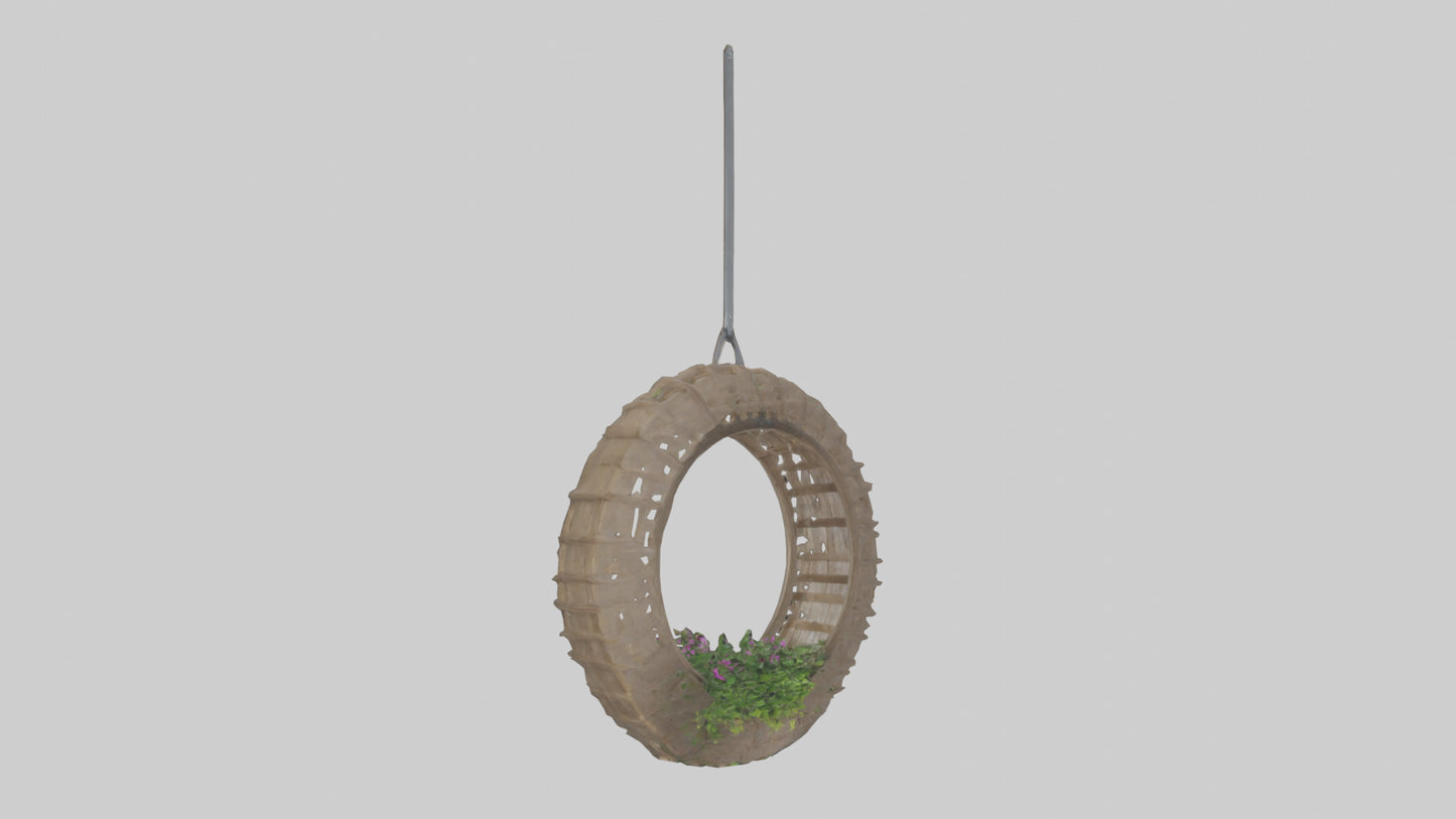 3D model Hanging basket model VR / AR / low-poly