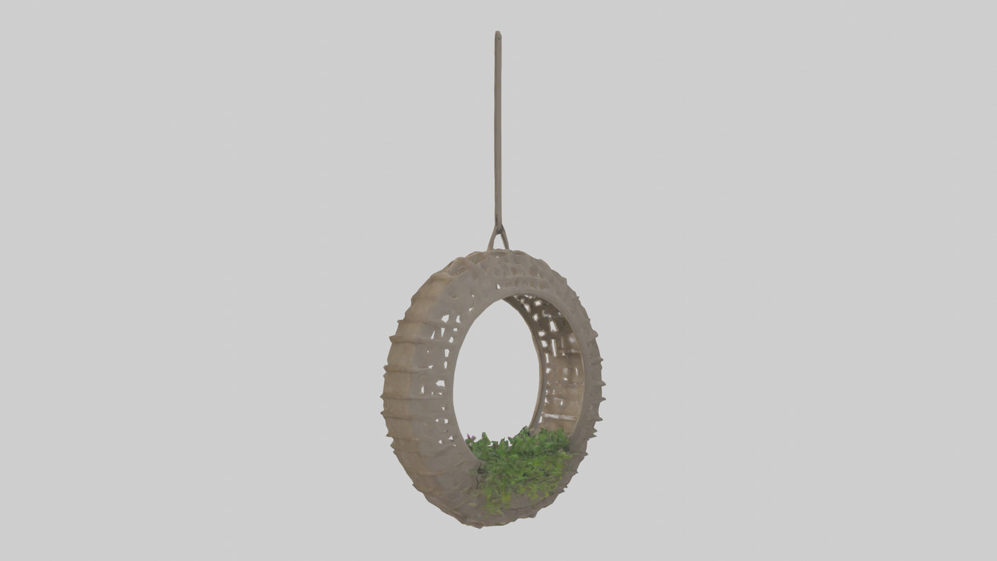 3D model Hanging basket model VR / AR / low-poly
