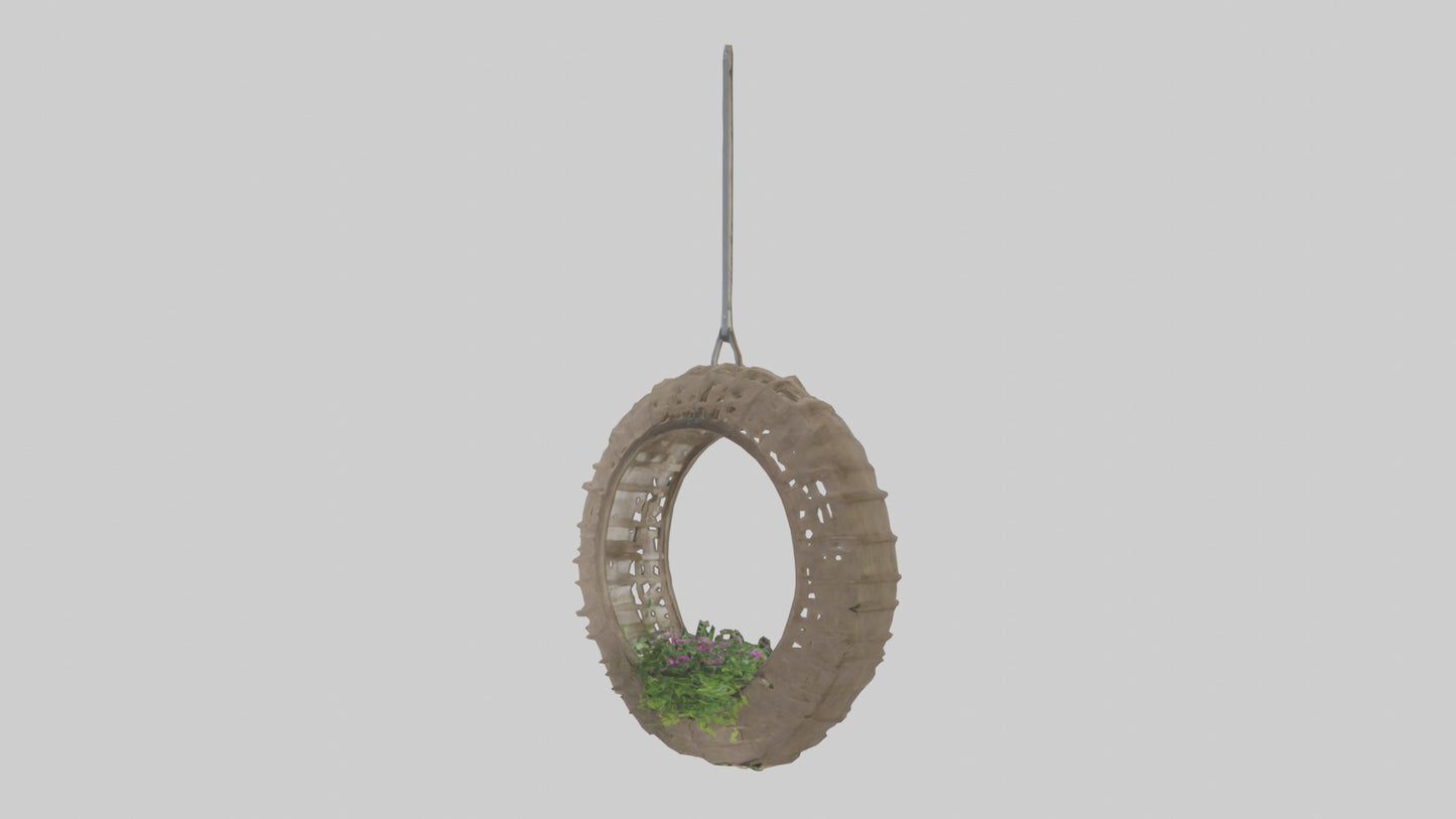 3D model Hanging basket model VR / AR / low-poly