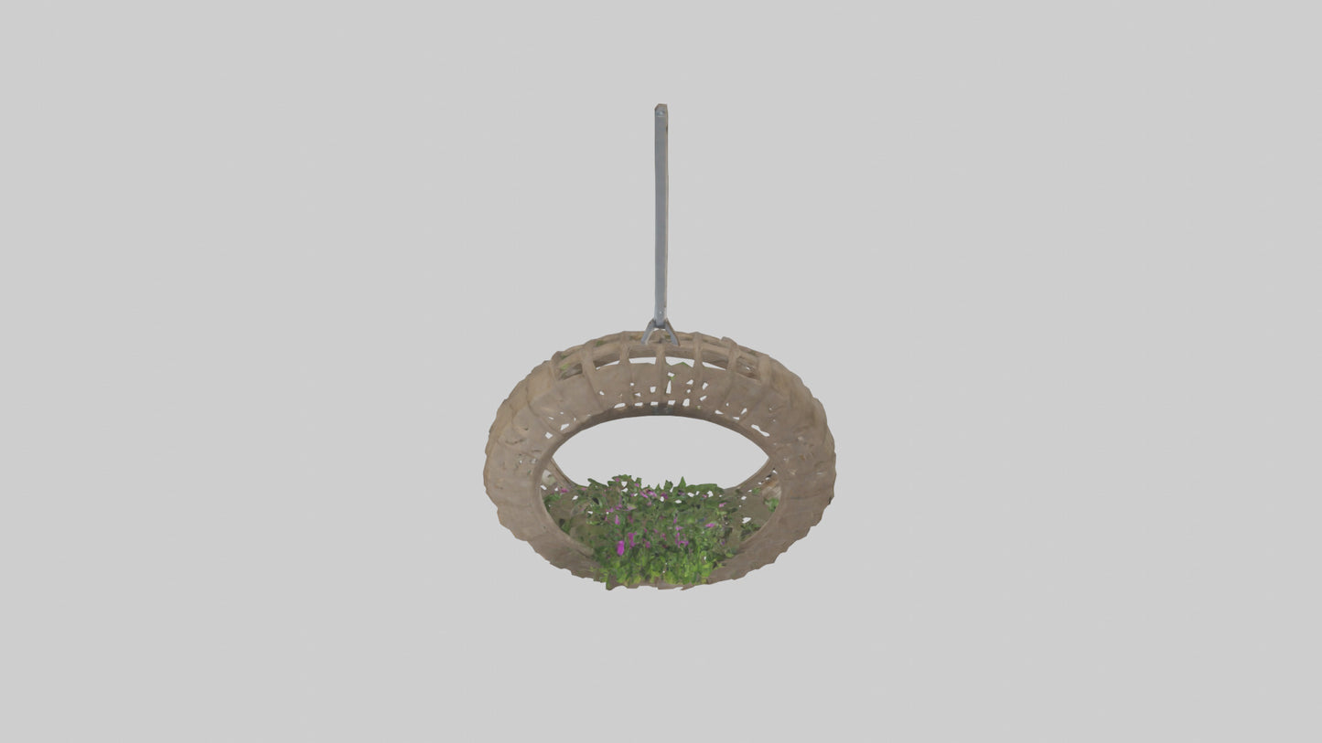 3D model Hanging basket model VR / AR / low-poly