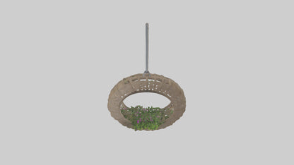 3D model Hanging basket model VR / AR / low-poly