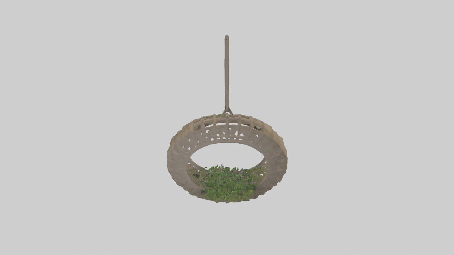 3D model Hanging basket model VR / AR / low-poly