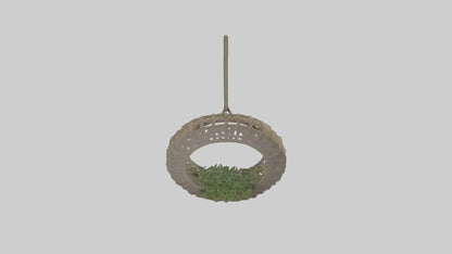 3D model Hanging basket model VR / AR / low-poly