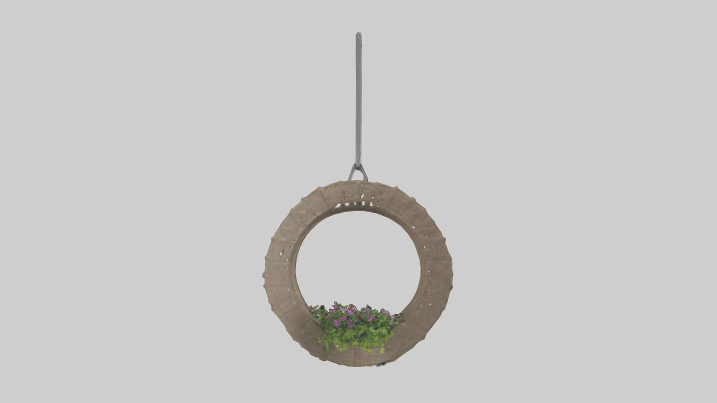 3D model Hanging basket model VR / AR / low-poly
