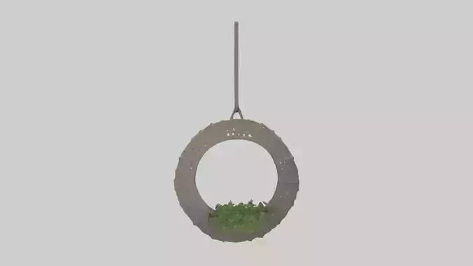 3D model Hanging basket model VR / AR / low-poly