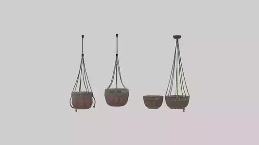 3D model Hanging Baskets VR / AR / low-poly