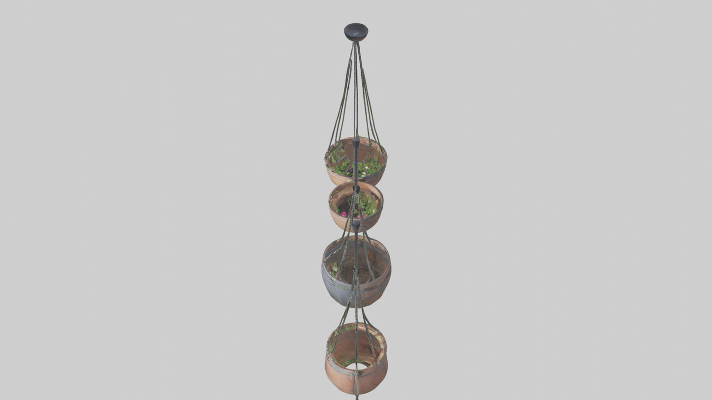 3D model Hanging Baskets VR / AR / low-poly