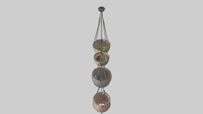 3D model Hanging Baskets VR / AR / low-poly