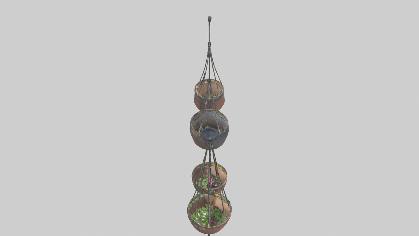 3D model Hanging Baskets VR / AR / low-poly