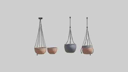 3D model Hanging Baskets VR / AR / low-poly