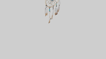 3D model Hanging dreamcatcher model VR / AR / low-poly
