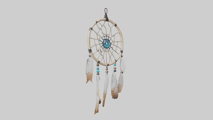 3D model Hanging dreamcatcher model VR / AR / low-poly