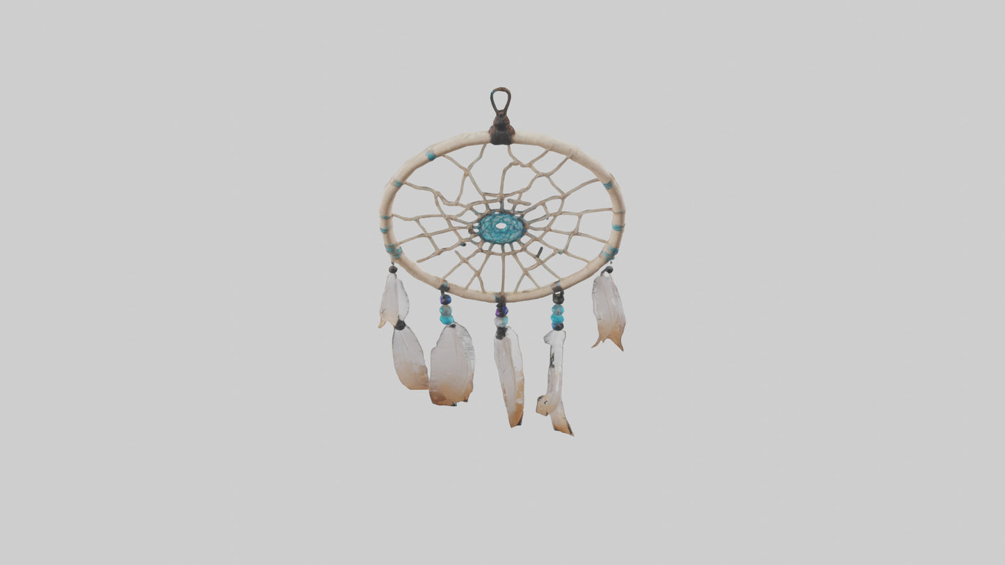 3D model Hanging dreamcatcher model VR / AR / low-poly