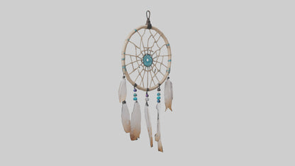 3D model Hanging dreamcatcher model VR / AR / low-poly