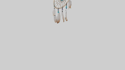3D model Hanging dreamcatcher model VR / AR / low-poly