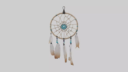 3D model Hanging dreamcatcher model VR / AR / low-poly