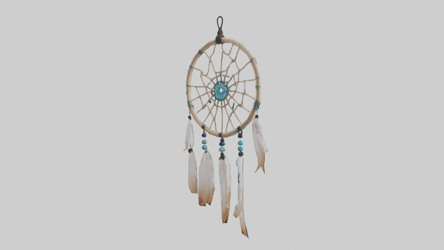 3D model Hanging dreamcatcher model VR / AR / low-poly