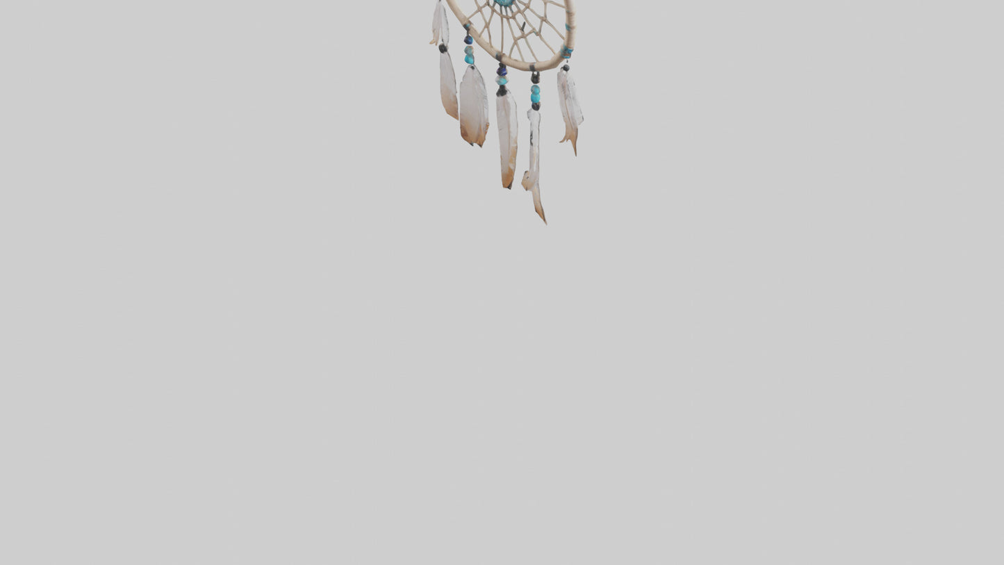3D model Hanging dreamcatcher model VR / AR / low-poly