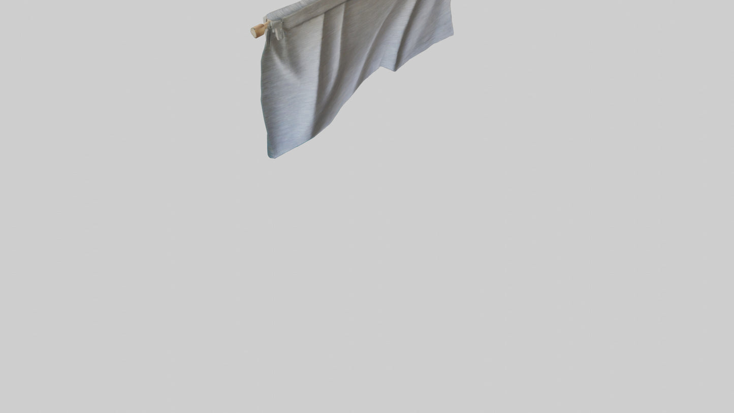 3D model Hanging Fabric Wall Art VR / AR / low-poly