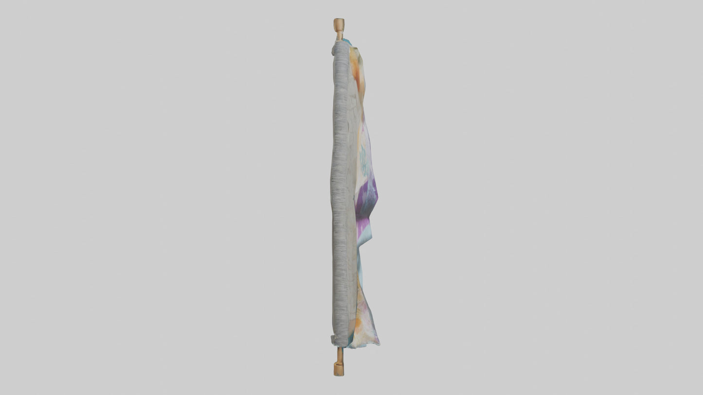 3D model Hanging Fabric Wall Art VR / AR / low-poly