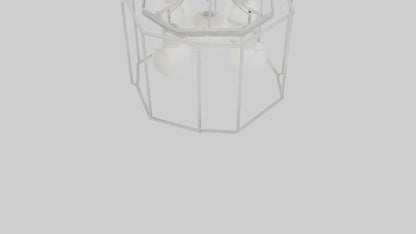 3D model Hanging light fixture model VR / AR / low-poly