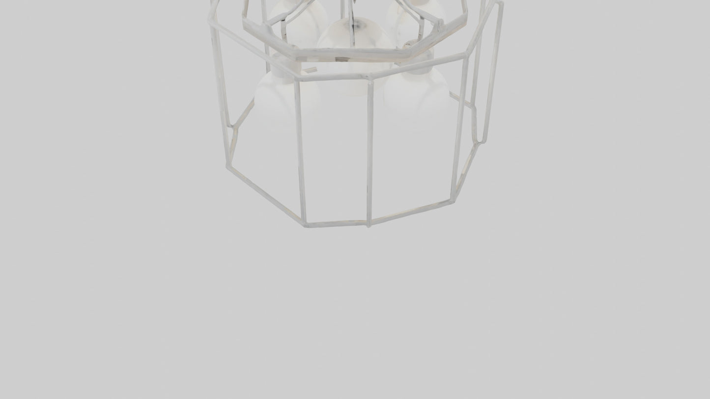 3D model Hanging light fixture model VR / AR / low-poly