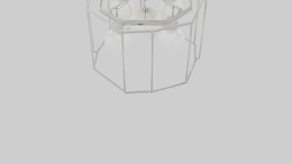 3D model Hanging light fixture model VR / AR / low-poly