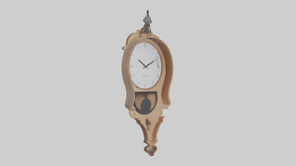 3D model Hanging Wall Clock model VR / AR / low-poly