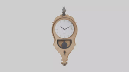 3D model Hanging Wall Clock model VR / AR / low-poly