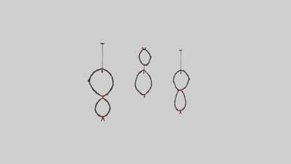3D model Hanging Wreaths VR / AR / low-poly