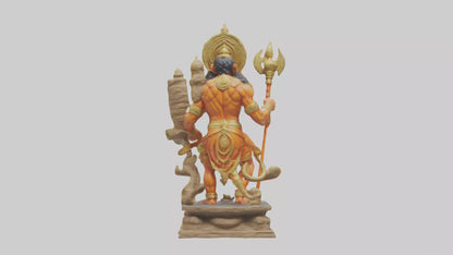 3D model Hanuman statue model VR / AR / low-poly