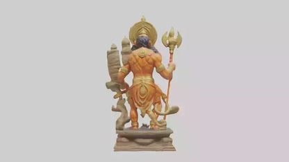 3D model Hanuman statue model VR / AR / low-poly