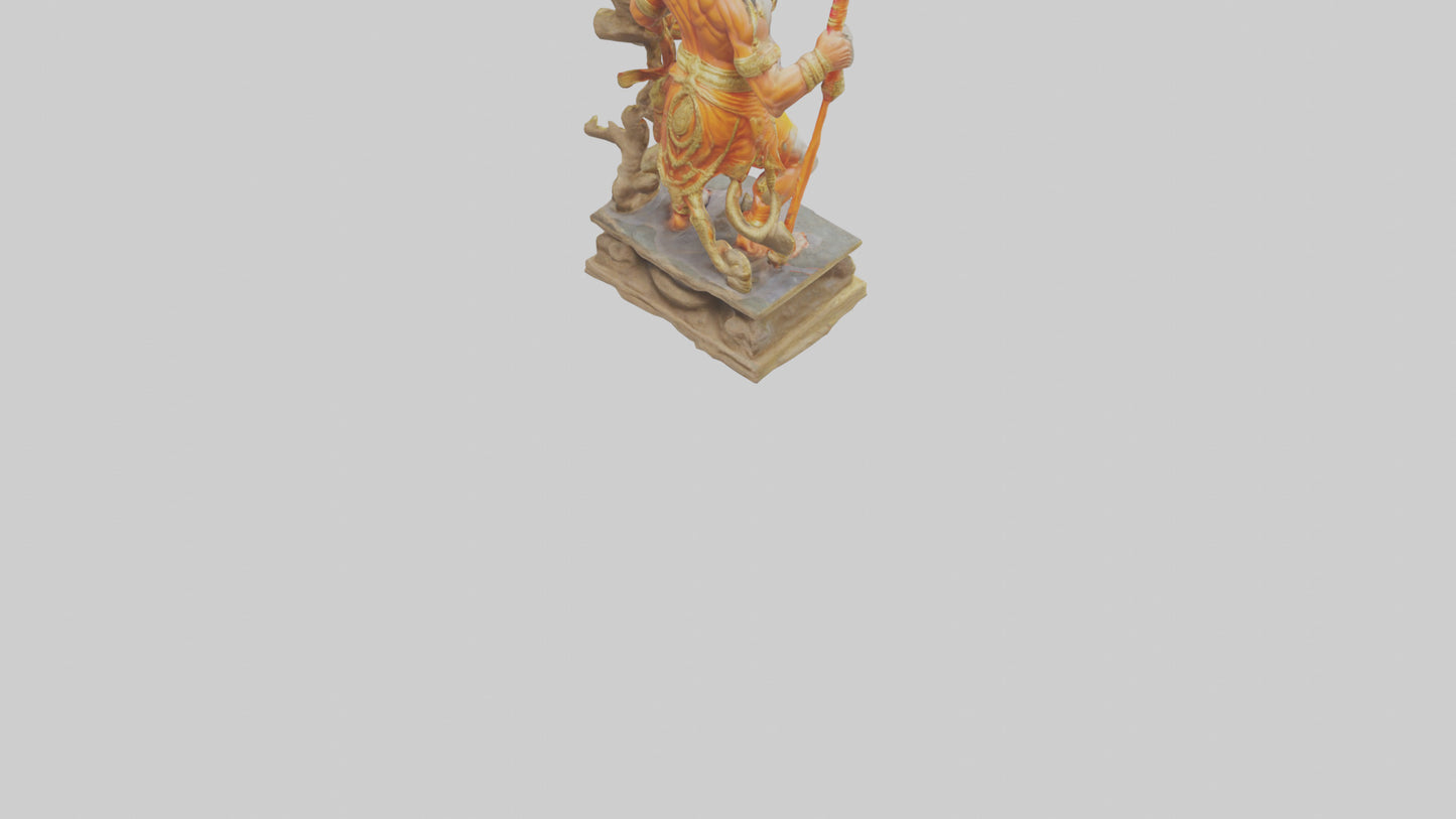 3D model Hanuman statue model VR / AR / low-poly