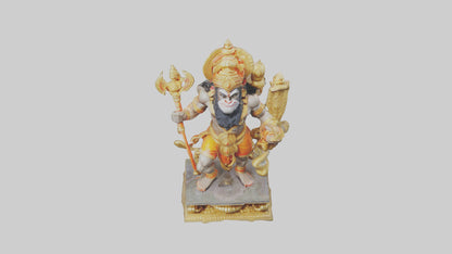 3D model Hanuman statue model VR / AR / low-poly