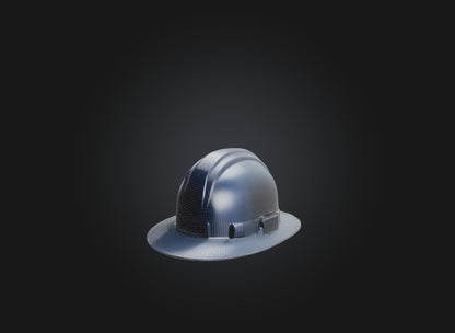 3D model hard hat VR / AR / low-poly