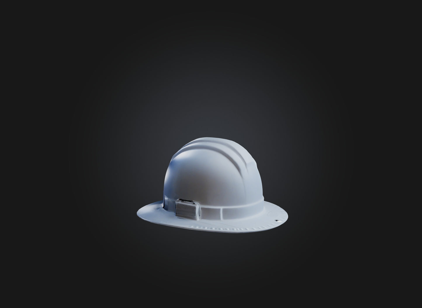 3D model hard hat VR / AR / low-poly