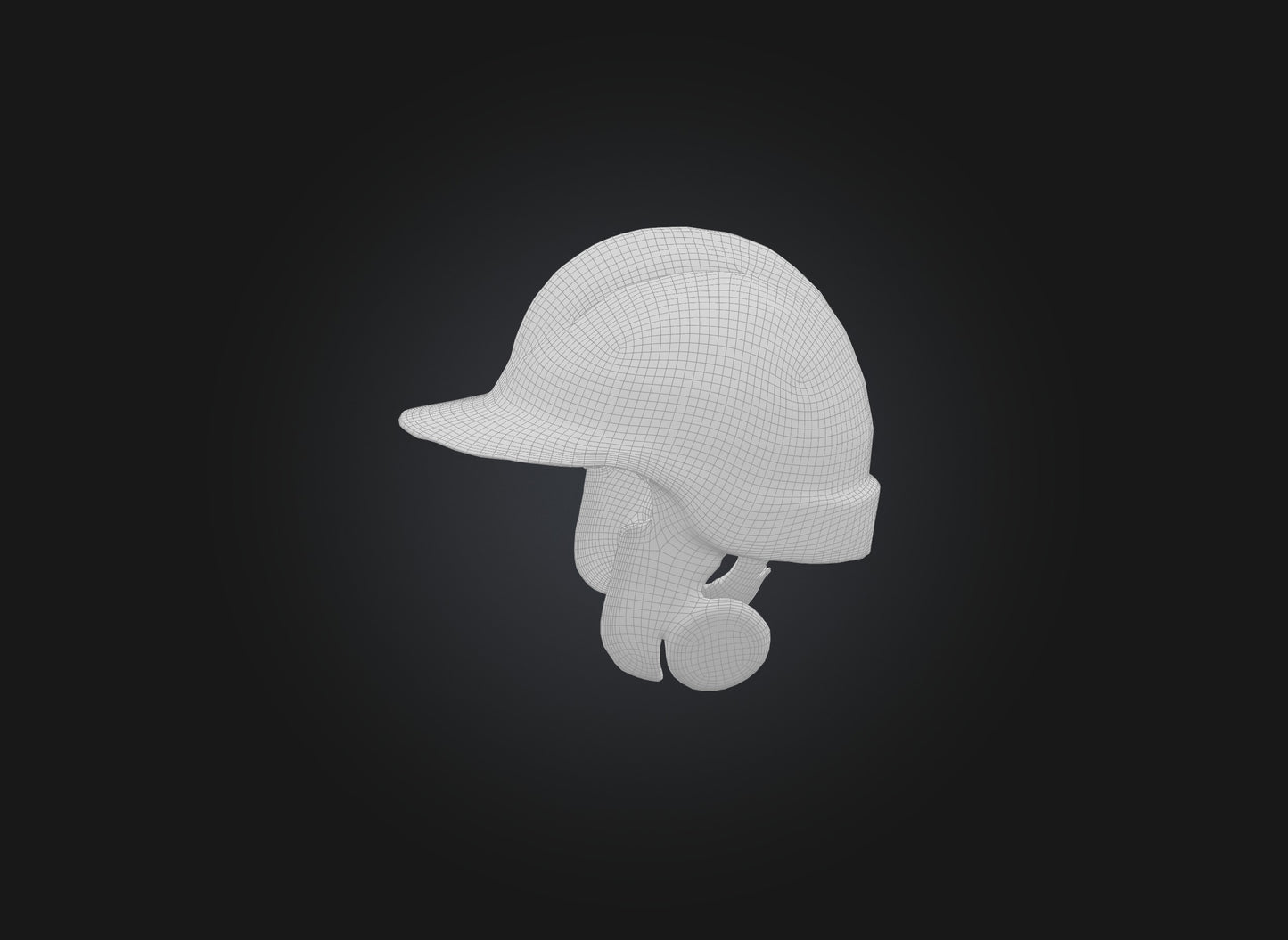 3D model hard hat model VR / AR / low-poly