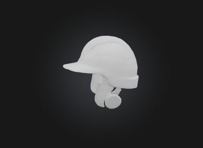 3D model hard hat model VR / AR / low-poly