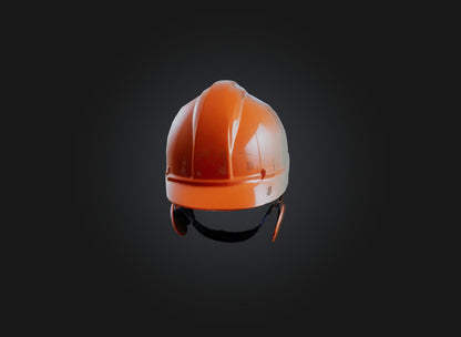 3D model hard hat model VR / AR / low-poly