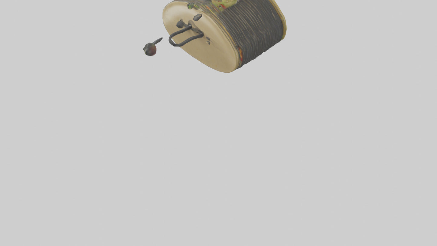 3D model Hard shell taco model VR / AR / low-poly