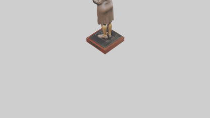 3D model Harper Lee statue model VR / AR / low-poly