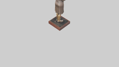 3D model Harper Lee statue model VR / AR / low-poly